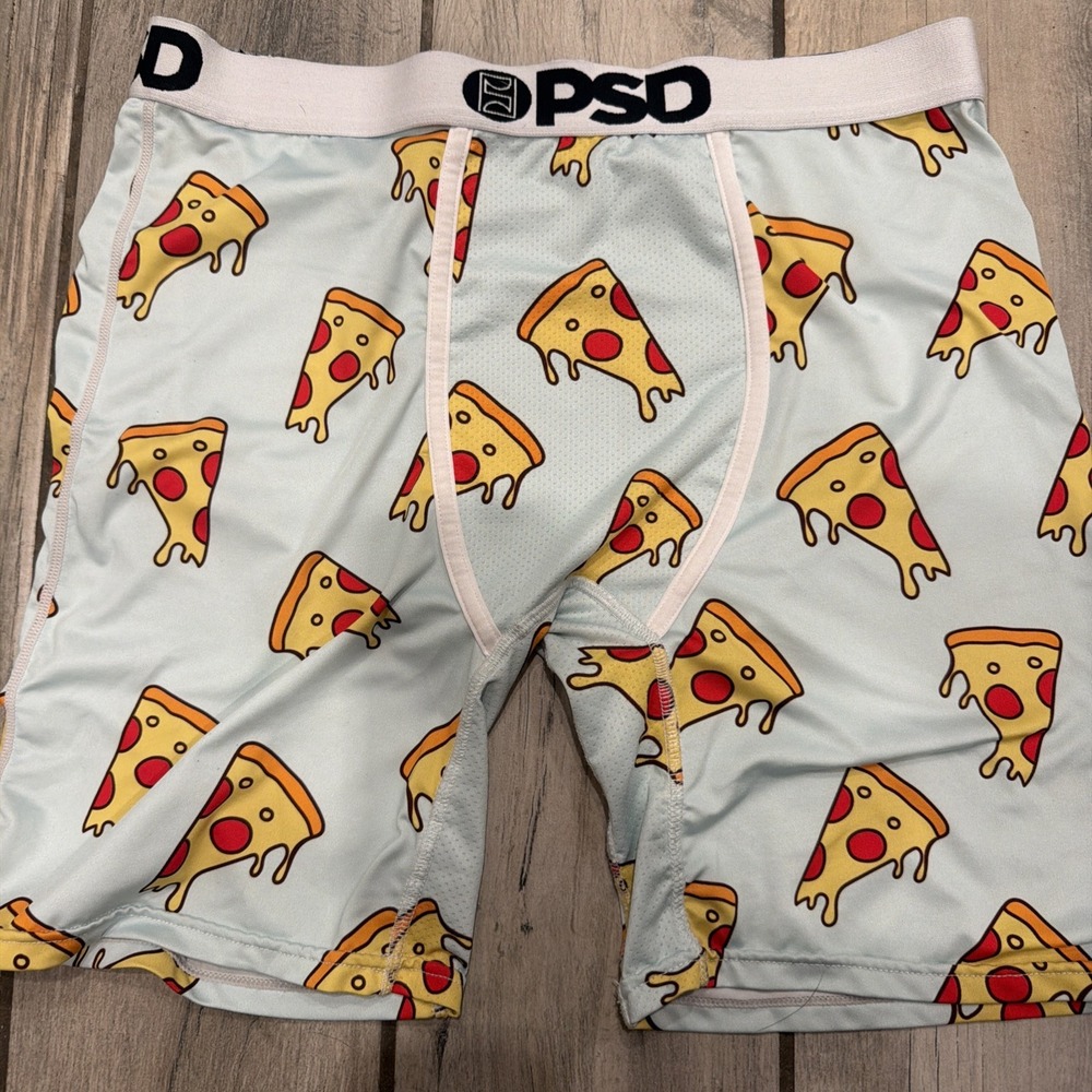 NWOT PSD Boxer Brief Compression Shorts Mens Drip Pizza Eyeball Mushroom Set - Picture 5 of 7